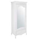 ELISA - Armoire blanche, style classique avec pieds en paulownia, Dakar Sénégal