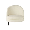 Fauteuil PRANA en bouclettes blanches pour salon élégant à Dakar, Sénégal