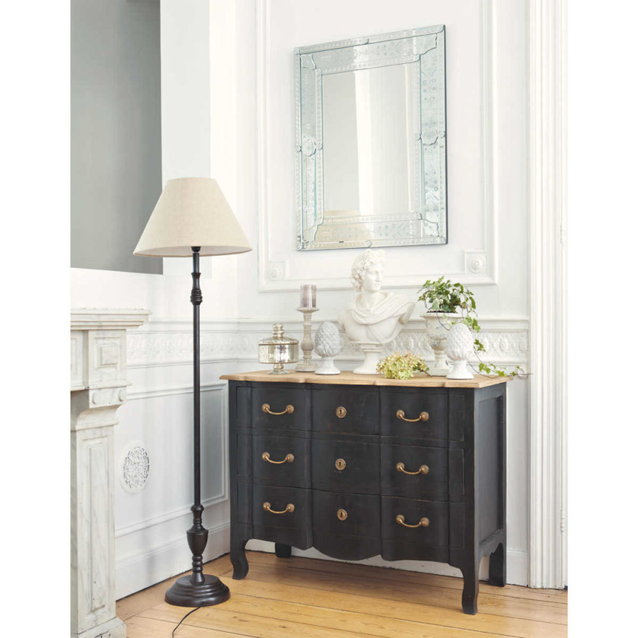Commode en acacia et manguier noire VERSAILLES, élégance à Dakar, Sénégal.