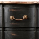 VERSAILLES, commode noire élégante pour un intérieur chic à Dakar, Sénégal.