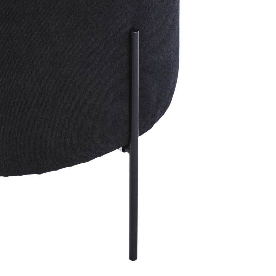 Coffre de rangement Allister avec assise rembourrée noire - Dakar, Sénégal