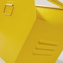LEO - Caisse à jouets en métal jaune