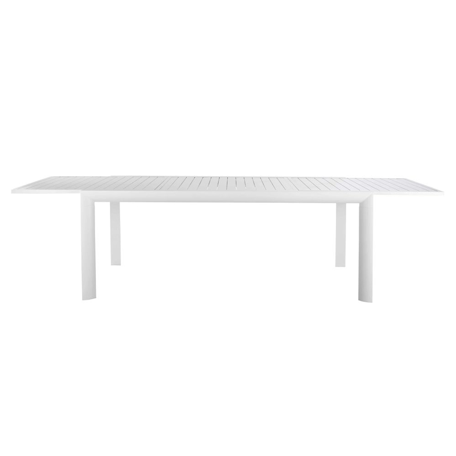 Table de jardin extensible Louka en aluminium blanc 8/14 personnes, Dakar, Sénégal