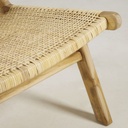 Fauteuil de salon Ticao en matériaux naturels rotin et teck  Dakar, Sénégal