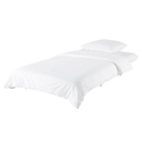 NIO - Banquette clic-clac 1 place en velours bleu pétrole