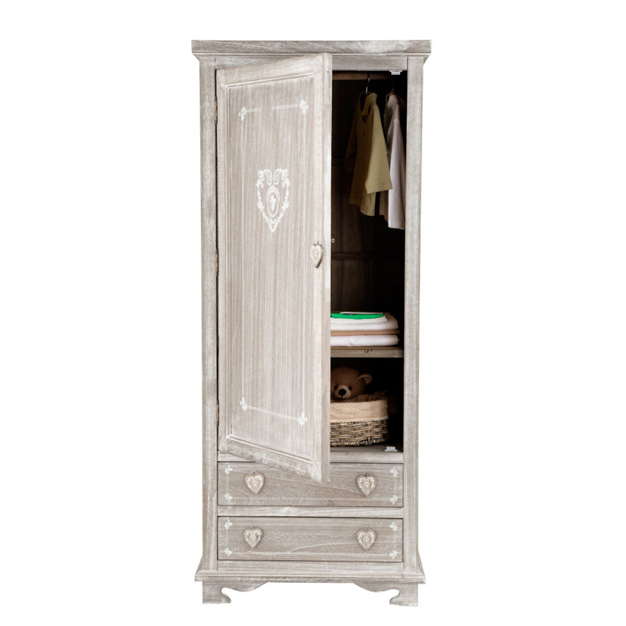CAMILLE - Dressing en paulownia grisé