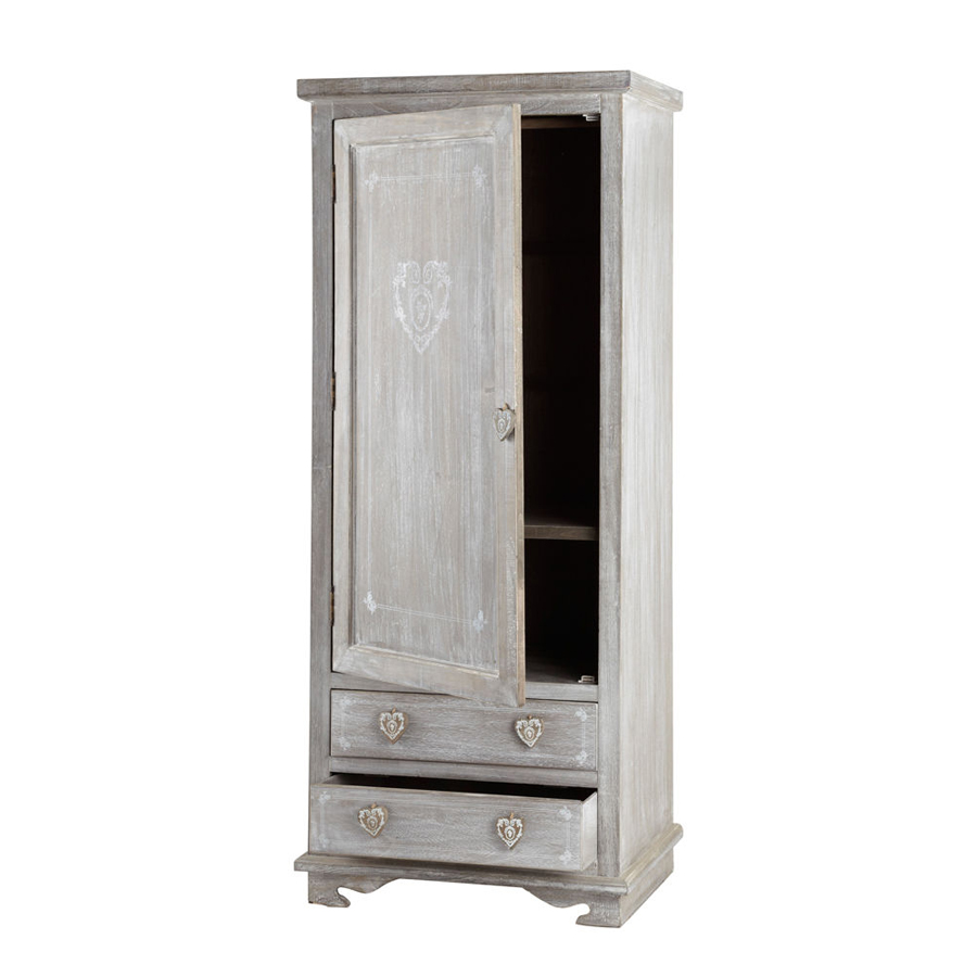 CAMILLE - Dressing en paulownia grisé