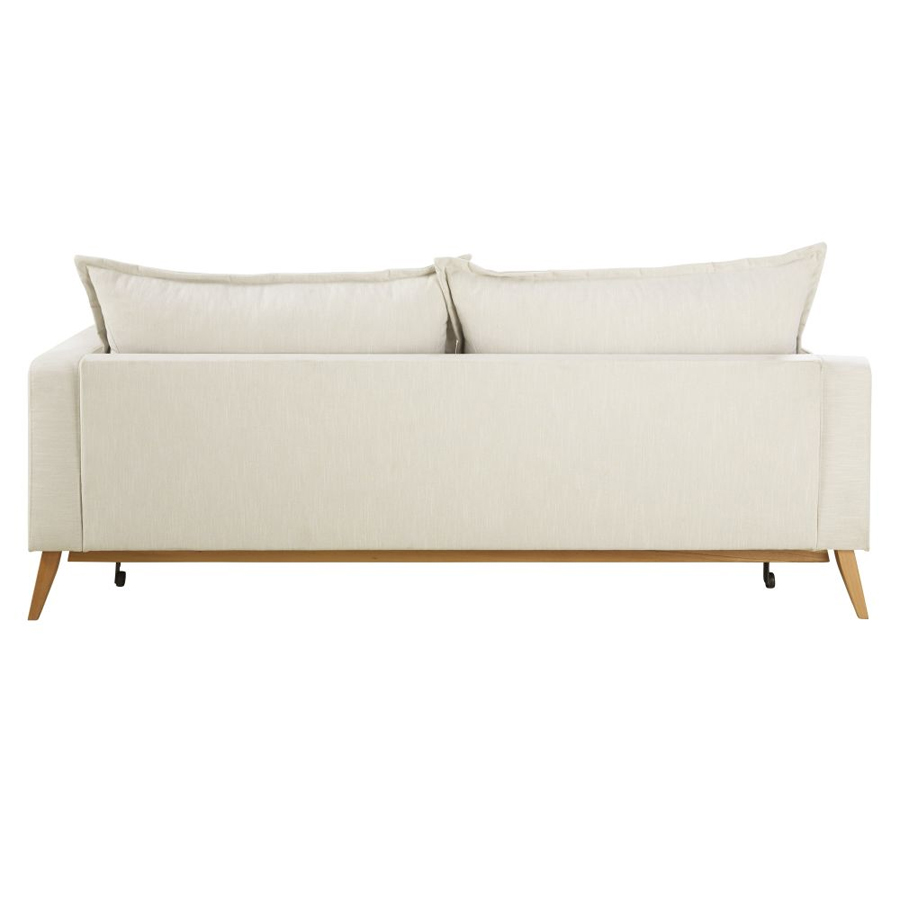 DUKE - Canapé-lit 3/4 places beige