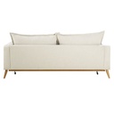 DUKE - Canapé-lit 3/4 places beige