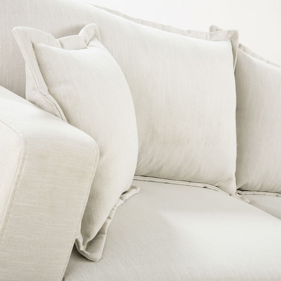DUKE - Canapé-lit 3/4 places beige