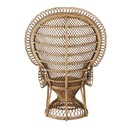 EMMANUELLE - Fauteuil vintage en rotin