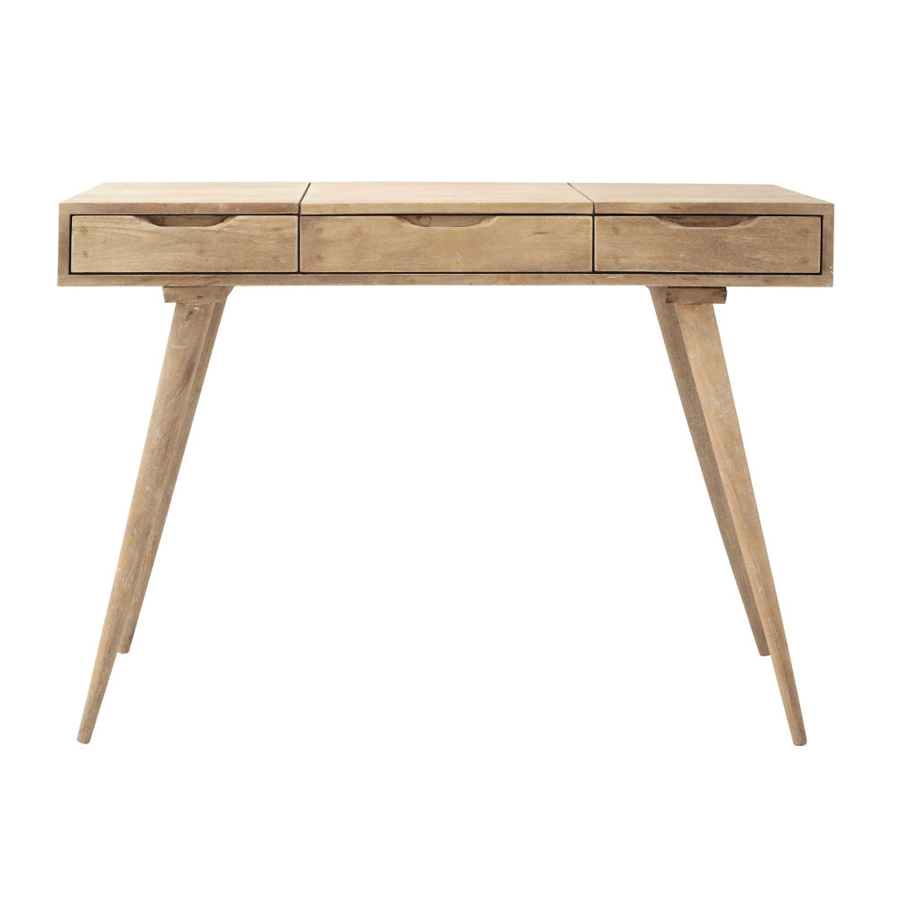 TROCADERO - Coiffeuse vintage en manguier massif