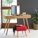 TROCADERO - Coiffeuse vintage en manguier massif