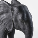 Statue décorative éléphant HATHI noire mate H72 à Dakar, Sénégal