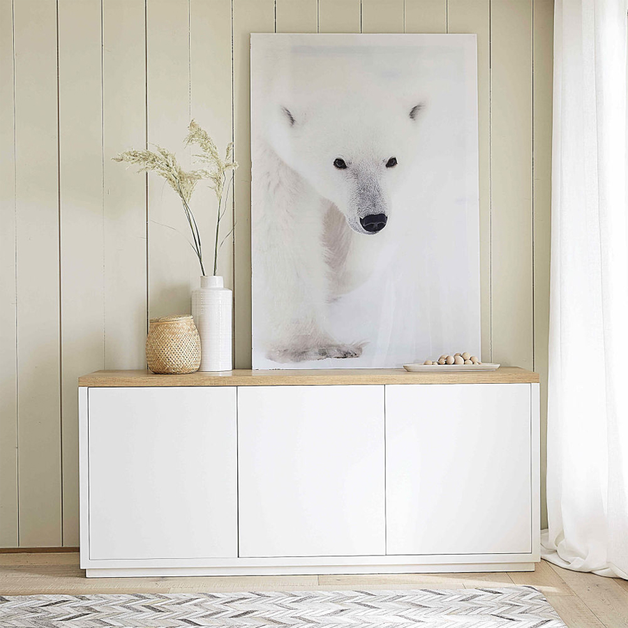 AUSTRAL - Buffet blanc 3 portes