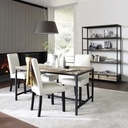 LONG ISLAND - Étagère indus 2 tiroirs en sapin massif et métal