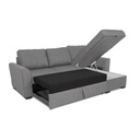 Canapé convertible Montréal gris 3/4 places avec angle réversible, Dakar Sénégal