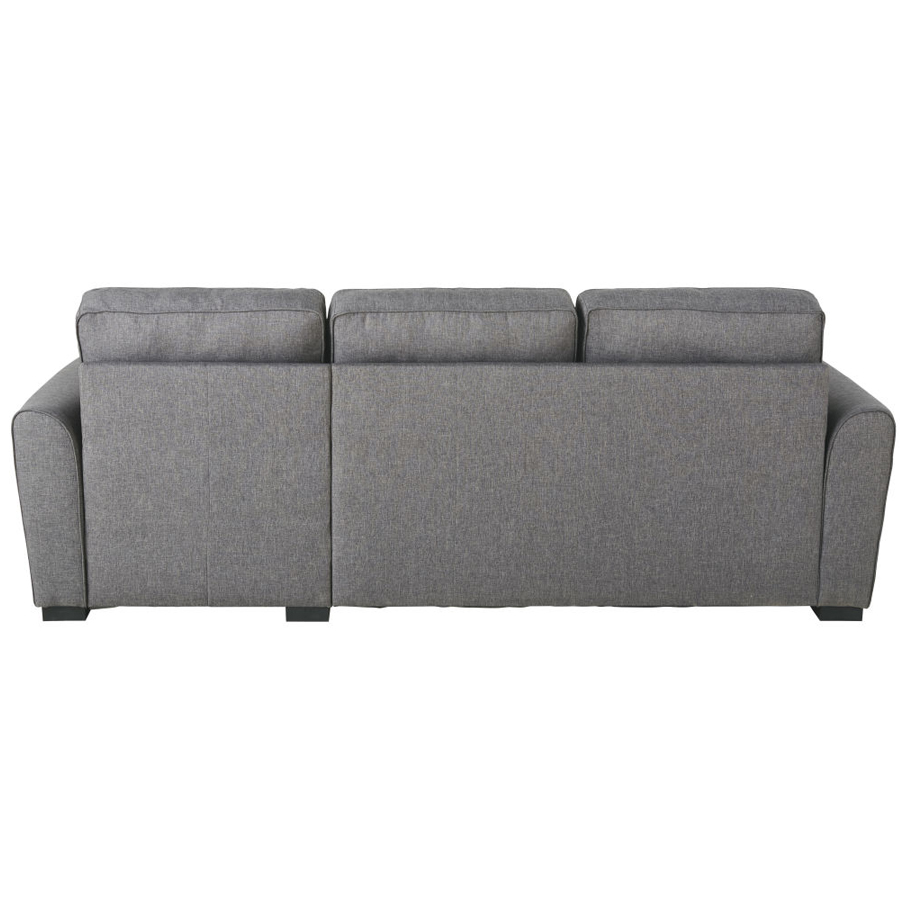 Canapé d'angle Montréal gris, coussins rembourrés et couchage intégré, Dakar Sénégal