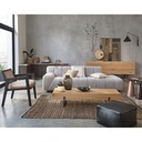 Meuble de salon MAGNUS en bois naturel et métal noir - Dakar, Sénégal