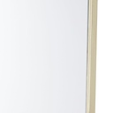 ALYSSA - Miroir gélule en métal doré 35x150
