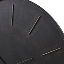 EFRA - Horloge en métal anthracite D90