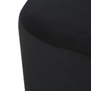 BODILE - Pouf carré noir