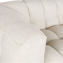 Canapé 3/4 places Lilo, style cocooning beige sable, Dakar Sénégal