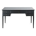Bureau Cambronne 5 tiroirs noir mat