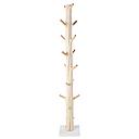 Porte-manteau Lucio tronc d'arbre en mangoustanier