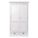 Dressing NEWPORT 2 tiroirs blanc L114