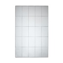 Grand miroir fenêtre rectangulaire Andy en métal noir