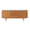 Buffet Portobello enfilade vintage en chêne massif