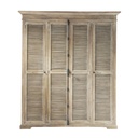 Dressing Persiennes en bois de manguier et acacia