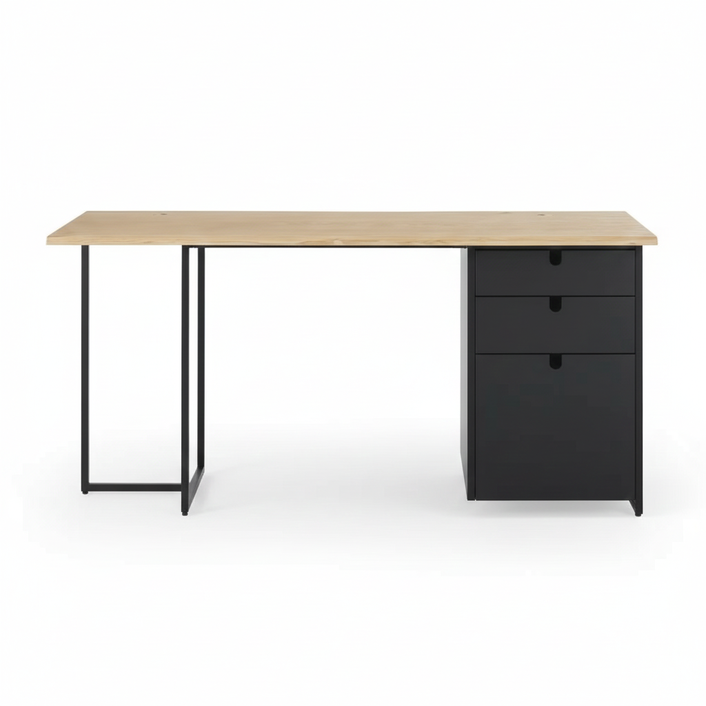 Caisson de bureau modulable Essentials Business professionnel noir