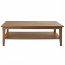 Table basse Marceau 2 plateaux à chevrons L135