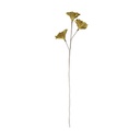 [LLV7450785] FLOWER - Ornement 3 fleurs en plume dorée H73 cm