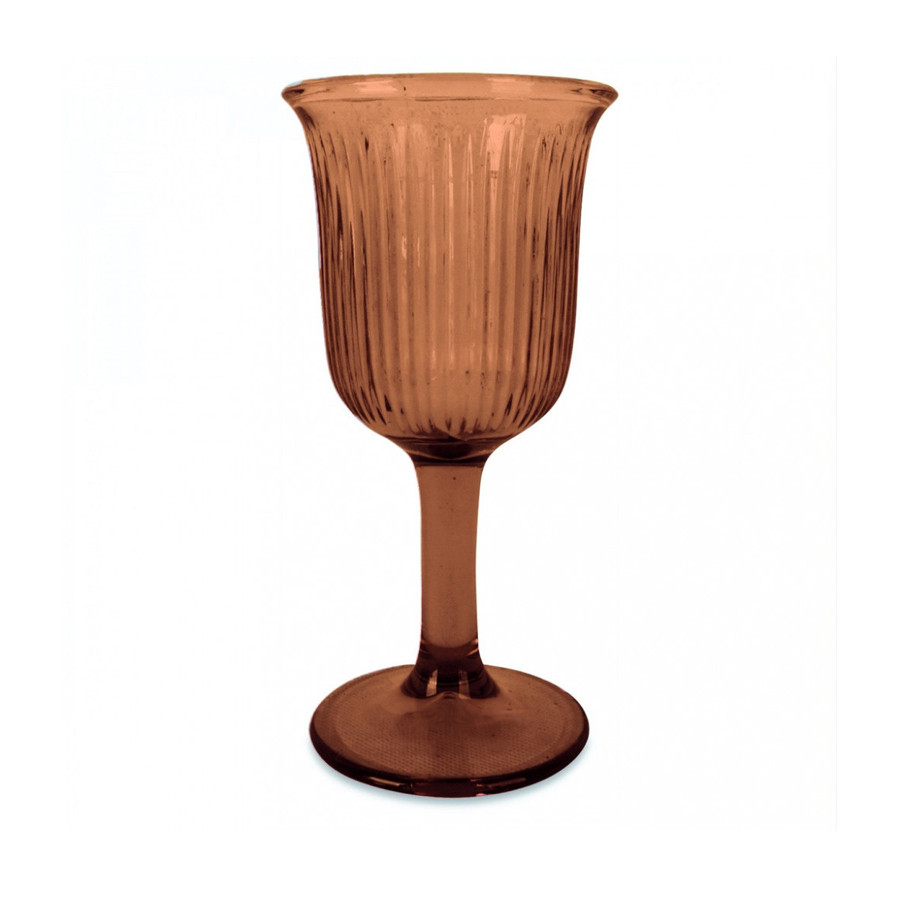 Verre à pied Jules ambre