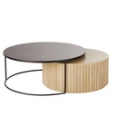 Tables basse gigognes Boldin rondes