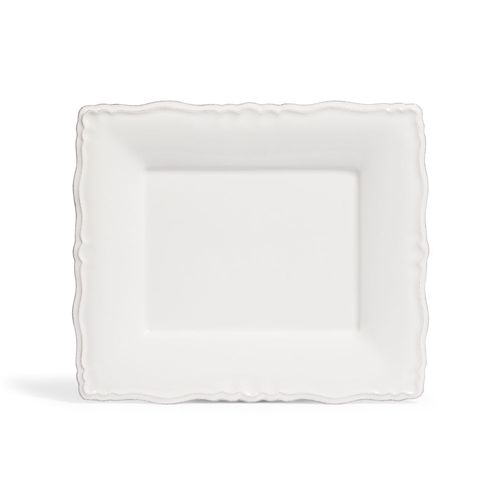 Assiette dessert blanche Marquise