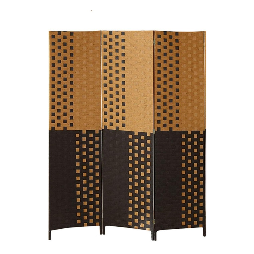 Paravent en bois de corde de papier à panneaux