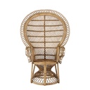 Fauteuil vintage Emmanuelle en rotin