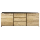 Buffet Cincinnati enfilade 2 portes avec 3 tiroirs