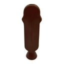 Vase Totem en grès cérame terracotta moucheté