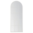 BALZAC - Miroir orangerie en métal blanc 71x180
