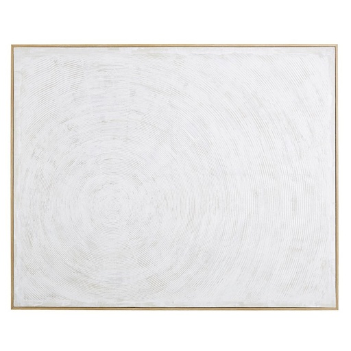Toile Yvlilac en peinte Blanche 153x123