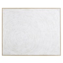 Toile Yvlilac en peinte Blanche 153x123