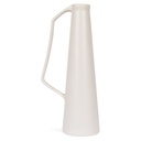 Vase Anse, couleur blanche en grès cérame