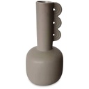 Vase Onde stone en grès cérame taupe