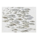 Toile Almeria peinte avec motif poissons