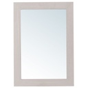 Miroir en bois lasurée grise Lea , style moderne